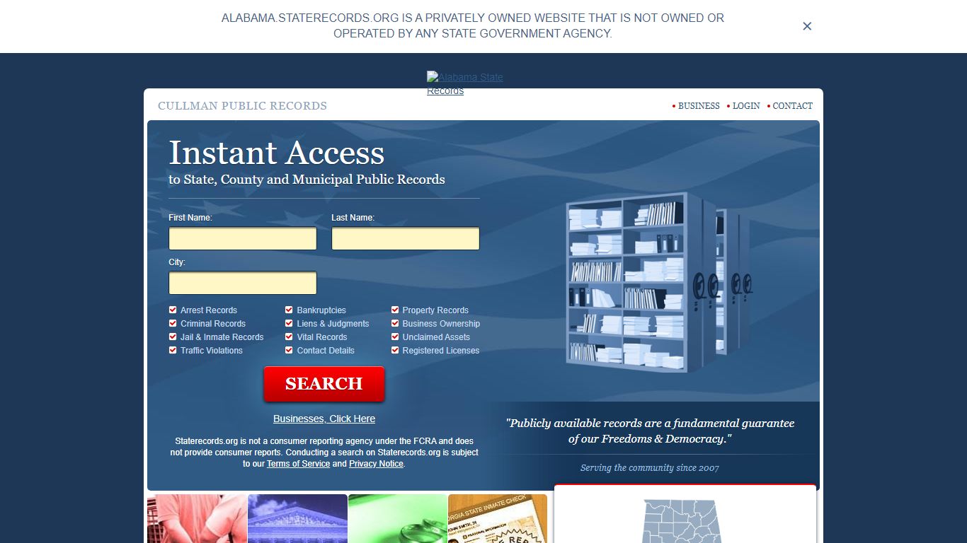 Cullman Arrest and Public Records | Alabama.StateRecords.org